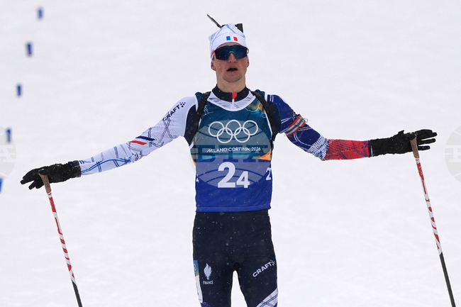Французинът Ерик Перо спечели индивидуалния старт на 20 километра от Световната купа по биатлон в Контиолахти и взе Малкия кристален глобус