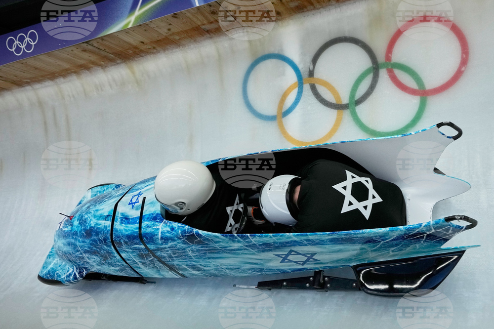 APTOPIX Milan Cortina Olympics Bobsled