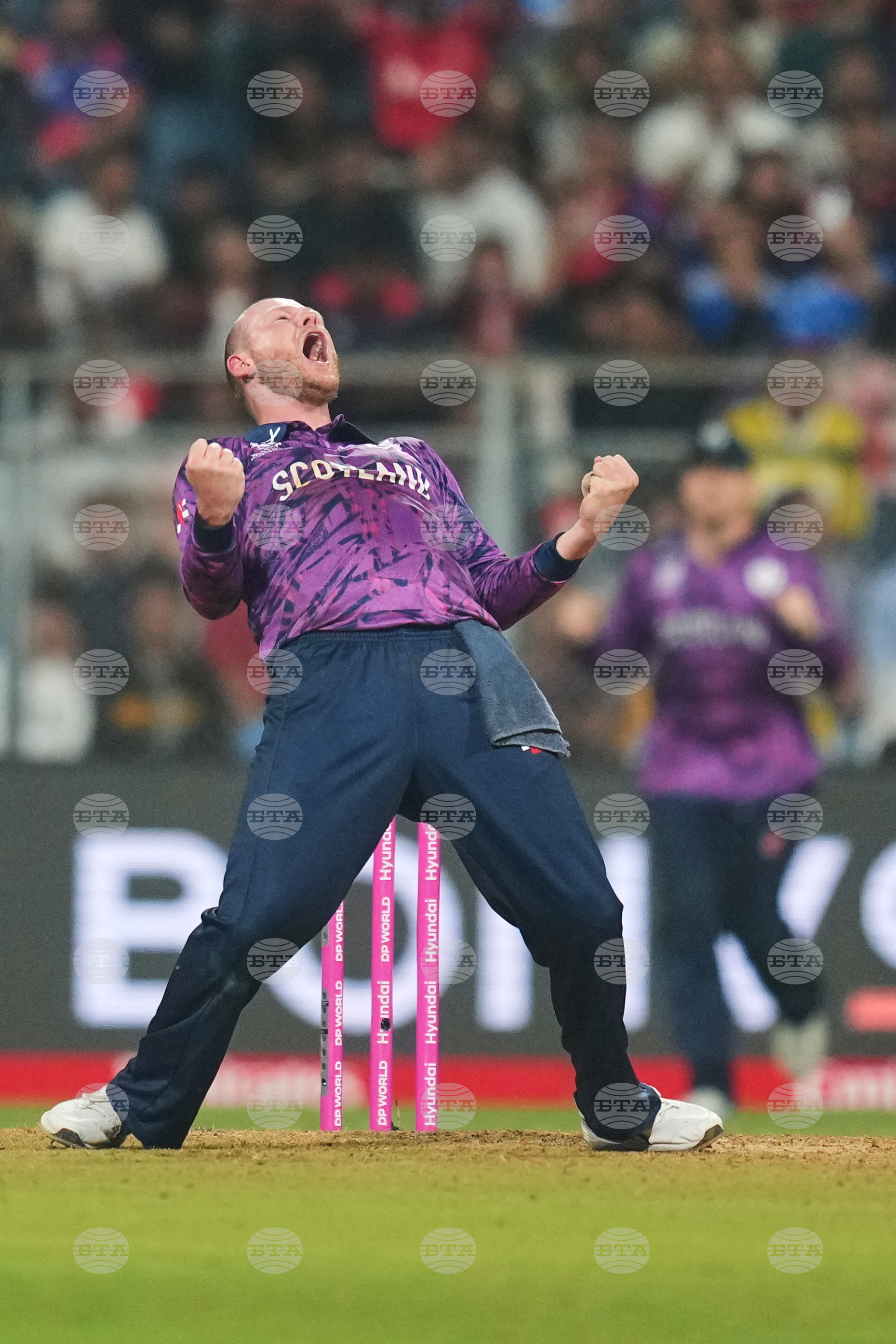 APTOPIX Nepal Scotland T20 WCup Cricket