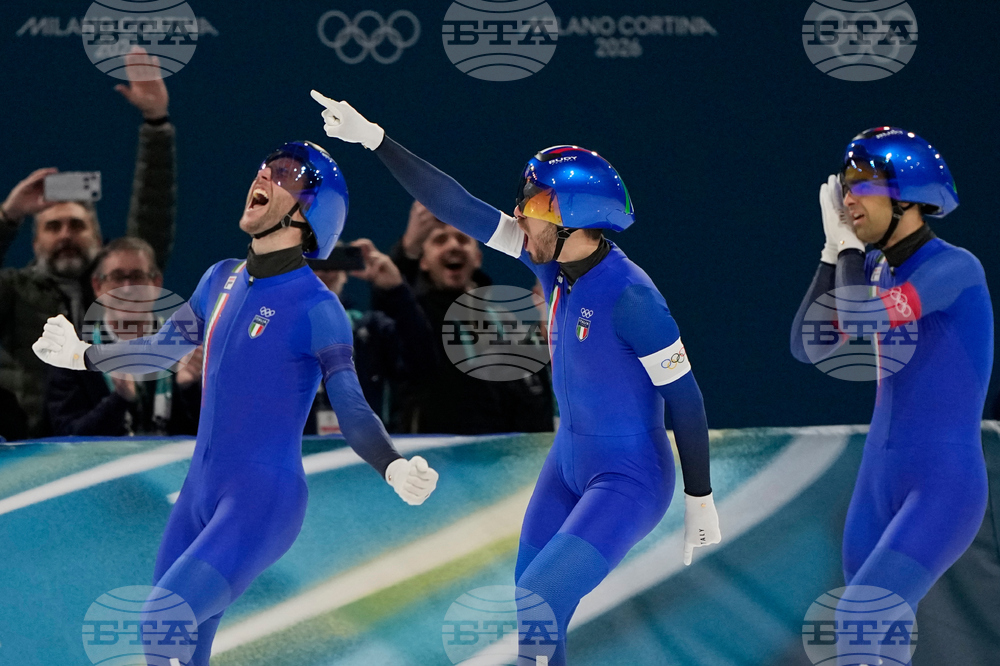 APTOPIX Milan Cortina Olympics Speedskating