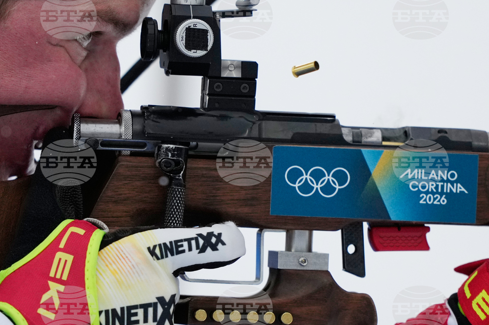 APTOPIX Milan Cortina Olympics Biathlon