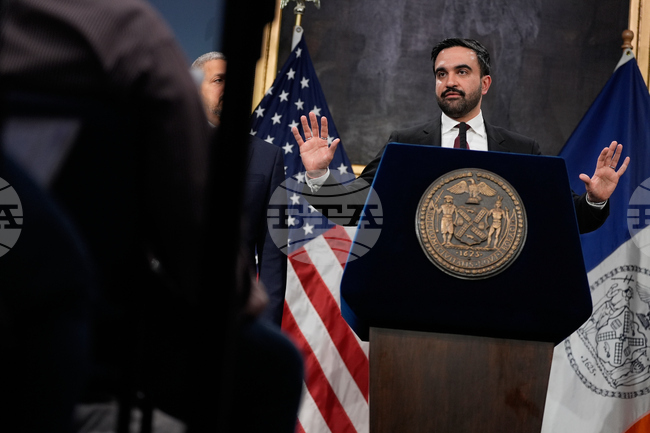 Забрана за придвижване в Ню Йорк обяви кметът на града Зохран Мамдани заради приближаващата снежна буря