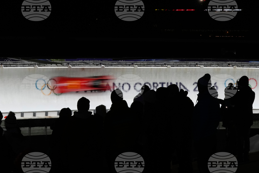 APTOPIX Milan Cortina Olympics Bobsled