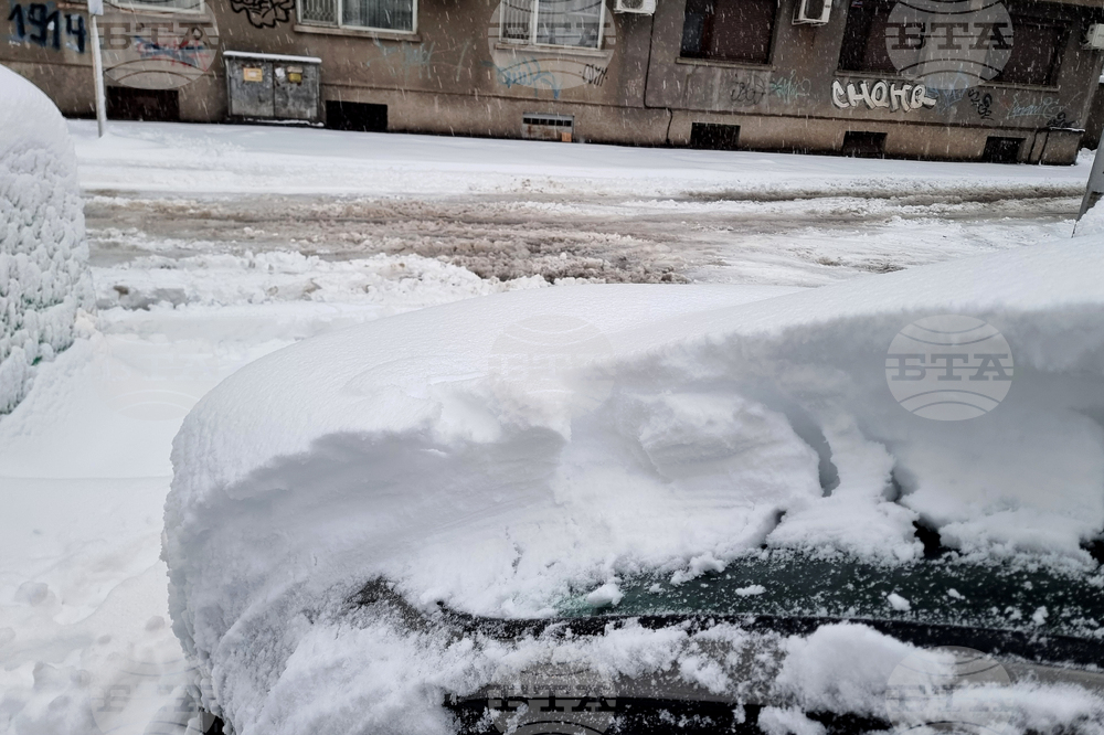 Русе - зимна обстановка