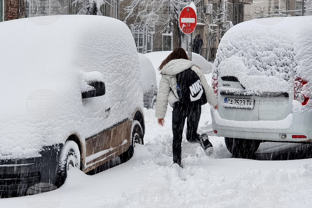 Русе - зимна обстановка