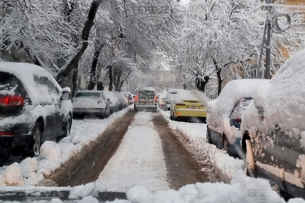 Русе - зимна обстановка