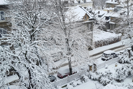 Русе - зимна обстановка