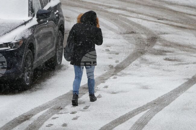 Бургас - снеговалеж - обстановка