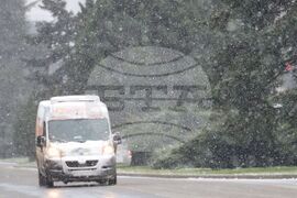 Бургас - снеговалеж - обстановка