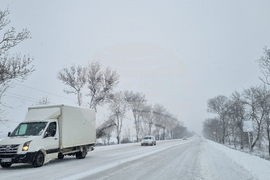 Търговище - снеговалеж - пътища - обстановка