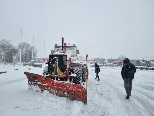  Търговище - снеговалеж - обстановка