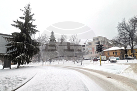 Шумен - улици - снегопочистване