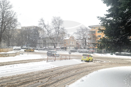 Шумен - улици - снегопочистване