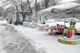 Шумен - улици - снегопочистване