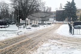 Шумен - улици - снегопочистване