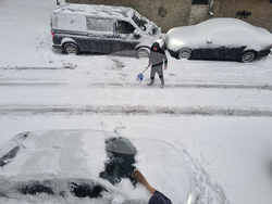 Търговище - снеговалеж - обстановка