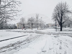 Плевен - зимна обстановка