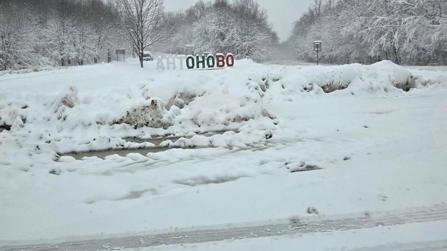 Пет машини почистват общинската пътна мрежа в Антоновско, пътуващите деца и ученици са извозени навреме