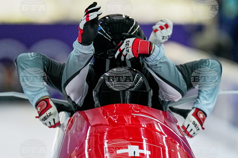 APTOPIX Milan Cortina Olympics Bobsled