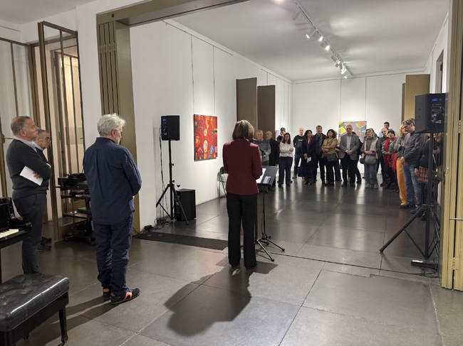 Откриване на изложба на Чавдар Гюзелев се състоя в Българския културен институт във Виена