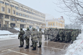 Шумен - стабилизиращи сили на НАТО - маневрена рота - посрещане