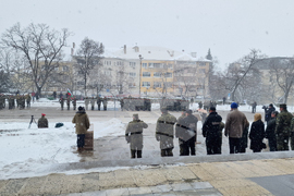 Шумен - стабилизиращи сили на НАТО - маневрена рота - посрещане