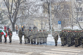 Шумен - стабилизиращи сили на НАТО - маневрена рота - посрещане
