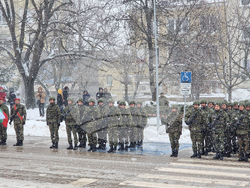 Шумен - стабилизиращи сили на НАТО - маневрена рота - посрещане