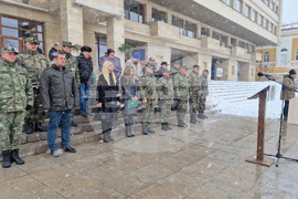 Шумен - стабилизиращи сили на НАТО - маневрена рота - посрещане