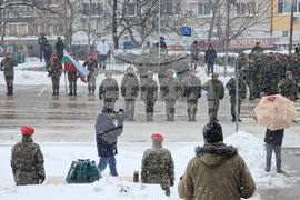 Шумен - стабилизиращи сили на НАТО - маневрена рота - посрещане