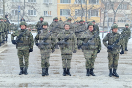 Шумен - стабилизиращи сили на НАТО - маневрена рота - посрещане