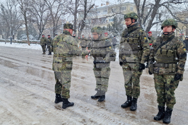 Шумен - стабилизиращи сили на НАТО - маневрена рота - посрещане