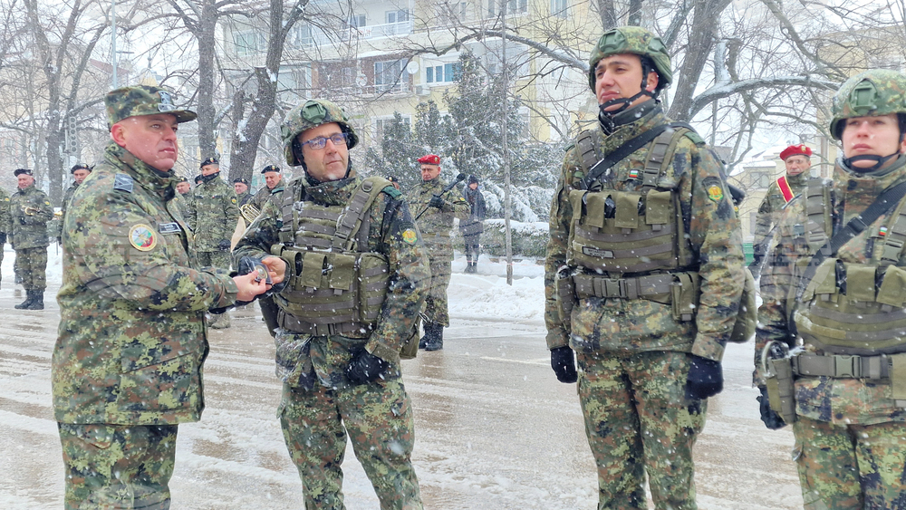 Шумен - стабилизиращи сили на НАТО - маневрена рота - посрещане