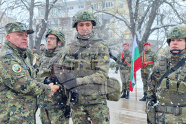 Шумен - стабилизиращи сили на НАТО - маневрена рота - посрещане