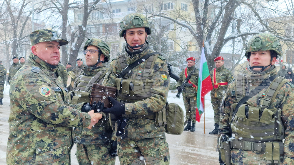 Шумен - стабилизиращи сили на НАТО - маневрена рота - посрещане