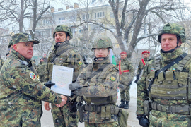 Шумен - стабилизиращи сили на НАТО - маневрена рота - посрещане