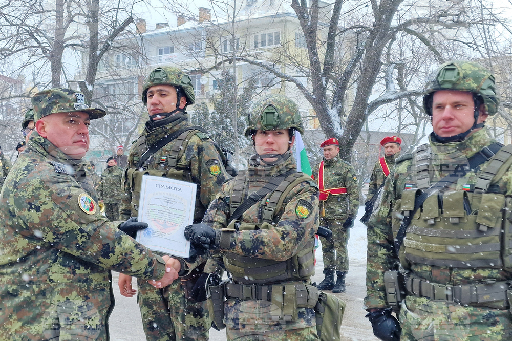 Шумен - стабилизиращи сили на НАТО - маневрена рота - посрещане