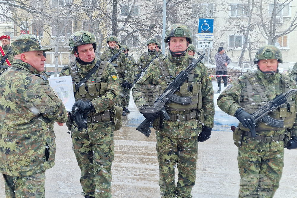 Шумен - стабилизиращи сили на НАТО - маневрена рота - посрещане