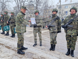 Шумен - стабилизиращи сили на НАТО - маневрена рота - посрещане