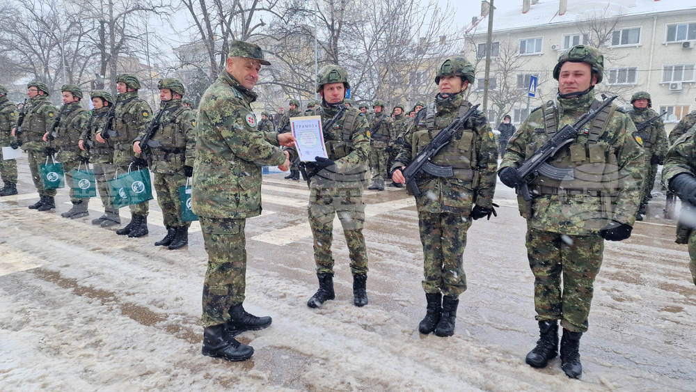 Шумен - стабилизиращи сили на НАТО - маневрена рота - посрещане
