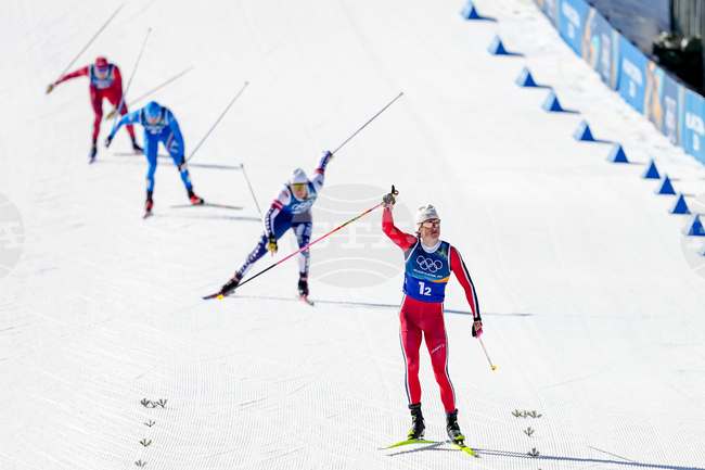Рекордна десета олимпийска титла за Клаебо и триумф за Норвегия в отборния спринт по ски бягане на Игрите в Милано-Кортина, Матиканов и Пешков завършиха на 22-о място 