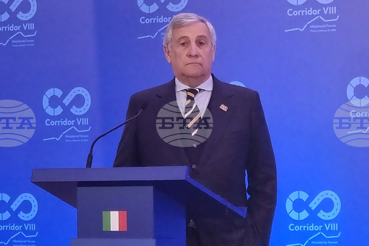 Western Balkans Are Strategic Priority for Italy, Says Italian Foreign Minister Tajani at Corridor 8 Meeting