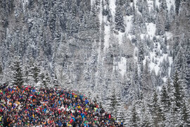 APTOPIX Milan Cortina Olympics Biathlon