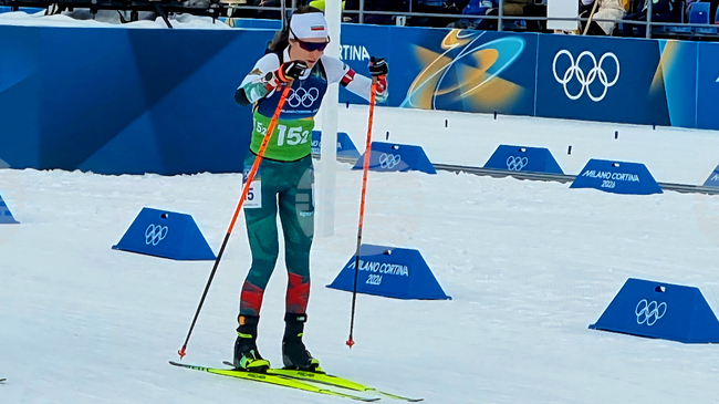 Милена Тодорова след женската щафета по биатлон на Олимпиадата в Милано-Кортина : "Много съм доволна, особено по трасето"