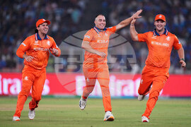 APTOPIX India Netherlands T20 WCup Cricket