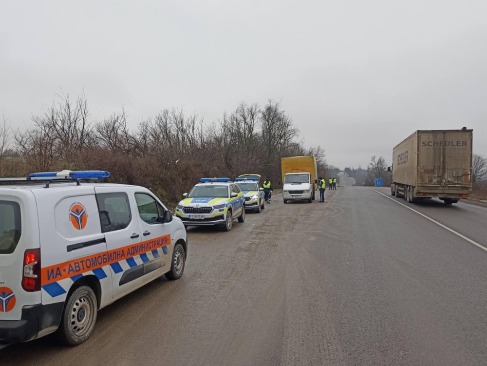 При 22 процента от проверените за седмица тежкотоварни автомобили по пътищата в област Търговище са установени нарушения