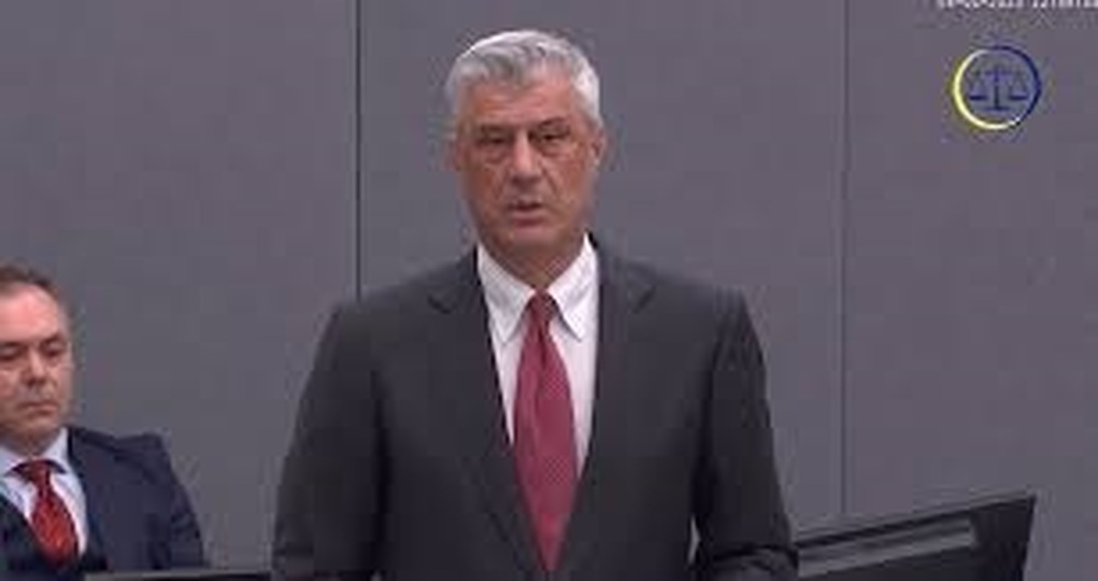 КосоваПрес: Има само една истина – аз съм невинен, каза бившият президент на Косово Хашим Тачи пред Специалния съд в Хага