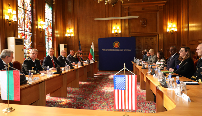 Драгомир Заков - Лойд Дж. Остин - среща