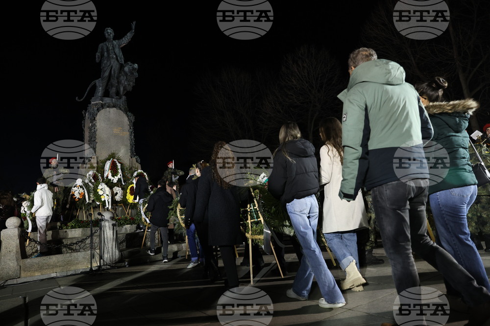 Карлово - 153 години от гибелта на Апостола на свободата Васил Левски - почит