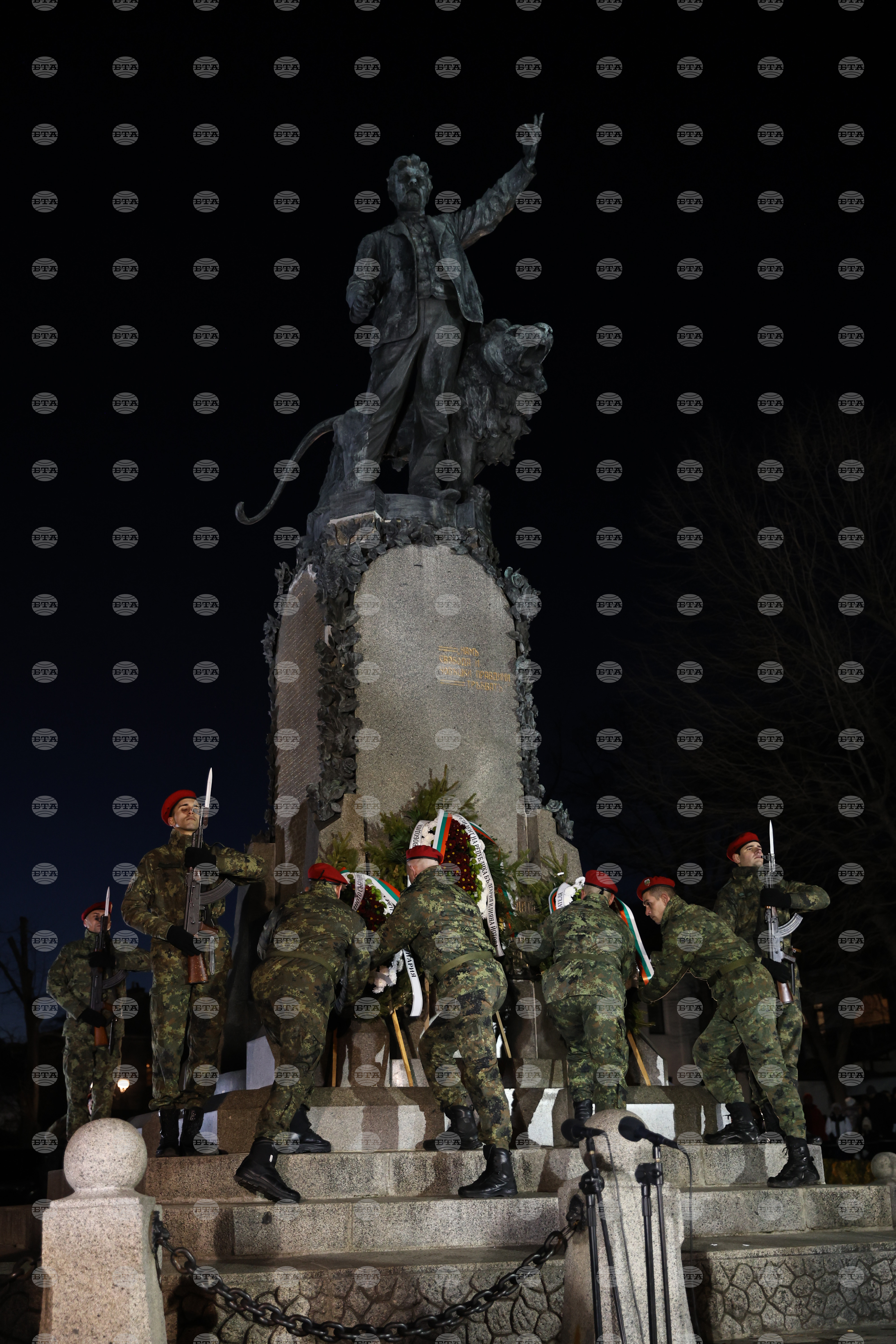 Карлово - 153 години от гибелта на Апостола на свободата Васил Левски - почит